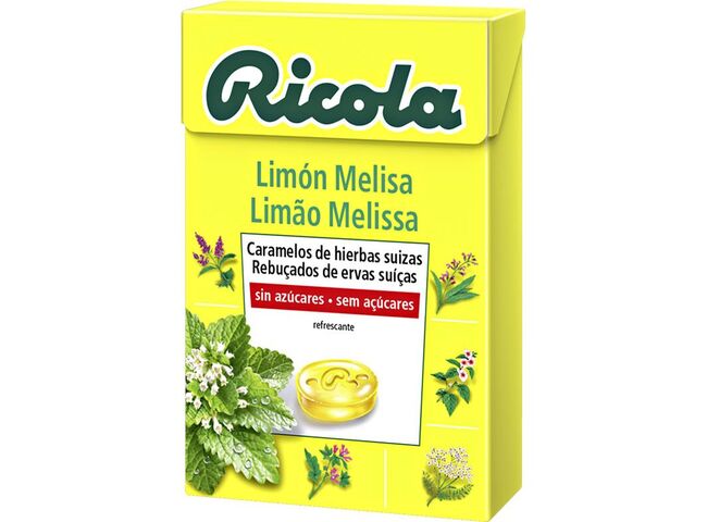 REBUCADOS RICOLA LIMAO MELISSA S/ACUCAR 50G